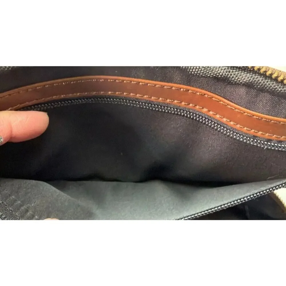 SWANKY BADGER LEATHER TOILETRY BAG